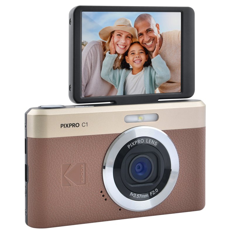 Kodak PIXPRO C1BN digital camera 1/3" Compact camera 13 MP CMOS 4160 x 3120 pixels Brown