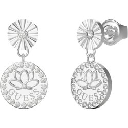 Guess Lotus Lotus Flower Pendant Earrings Jube01344jwrht-U/Jube01344jwygt-U