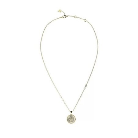 Guess Stylish Goldplated La Fleur Necklace