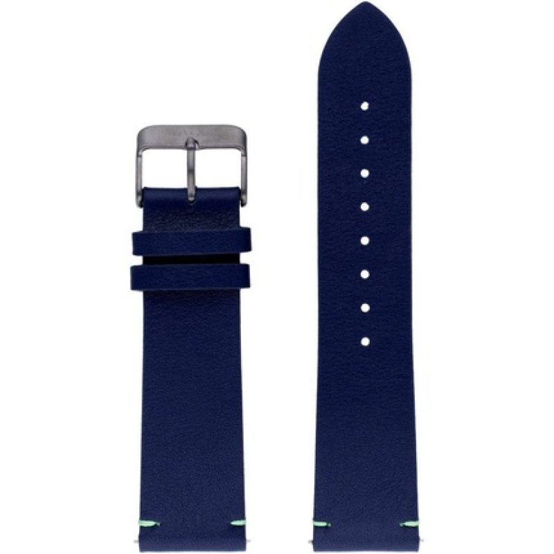 Watx, Italian Leather Bracelet, Model Leather Siren/Blue/44mm, Reference
