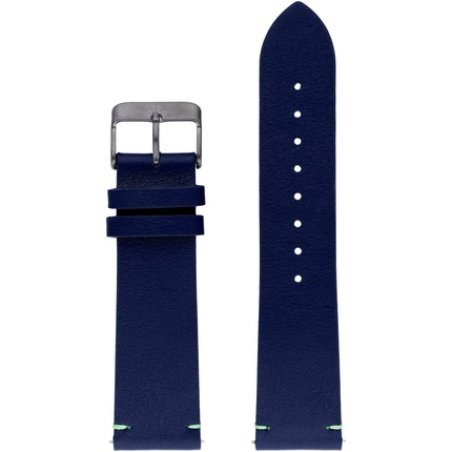 Watx, Italian Leather Bracelet, Model Leather Siren/Blue/44mm, Reference