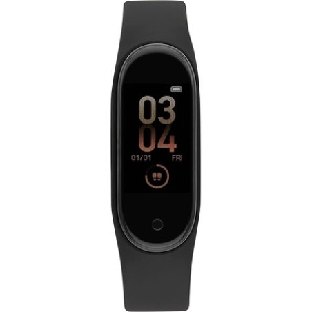 WATX Smartwatch with Touchscreen Color Display Step Counter Calorie Counter Heart Rate Blood Pressure and Thermometer