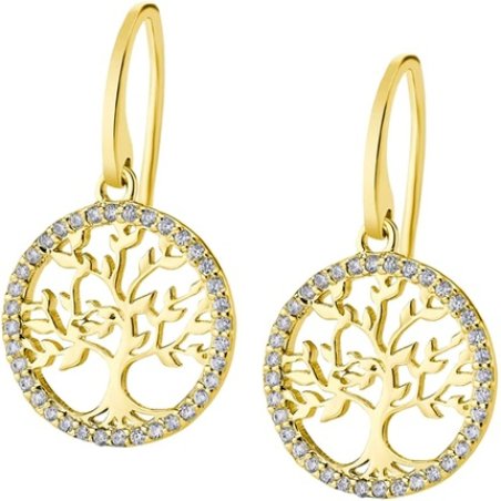 Lotus Silver Lp1746-4/2 Tree Of Life Collection Women's Silver Earrings