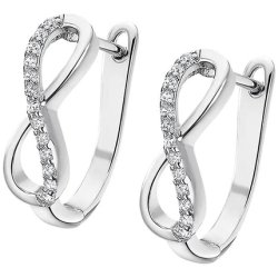Lotus Silver Trendy Lp1872-4/1 Infinity Earrings