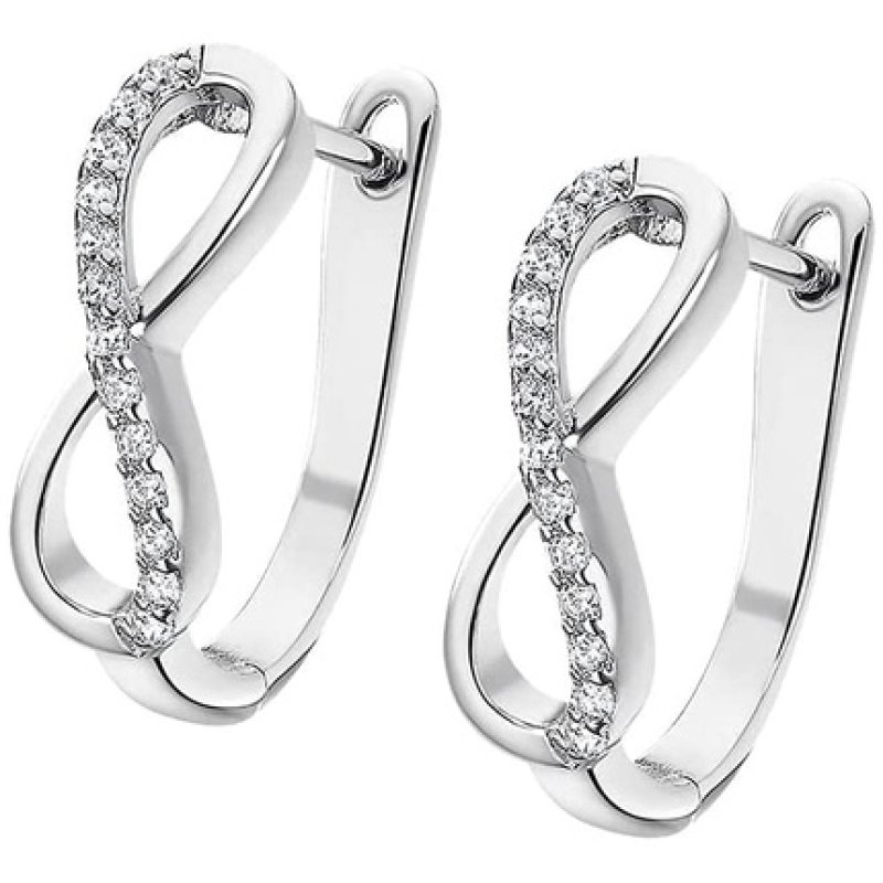 Lotus Silver Trendy Lp1872-4/1 Infinity Earrings
