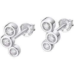 Lotus Silver Women's Earrings Model Lp3193-4/1 From The Pure Essential Collection