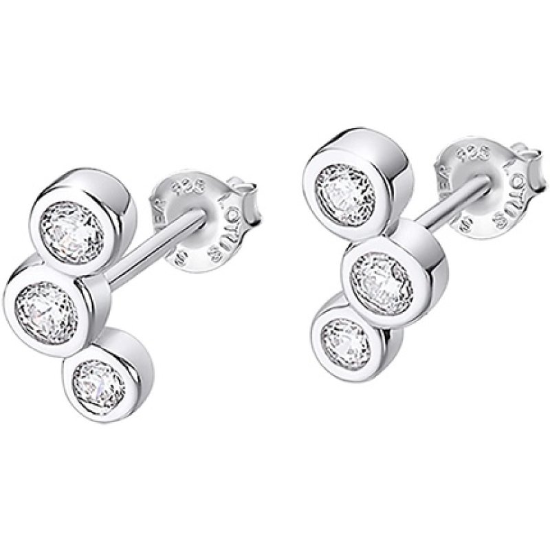 Lotus Silver Women's Earrings Model Lp3193-4/1 From The Pure Essential Collection