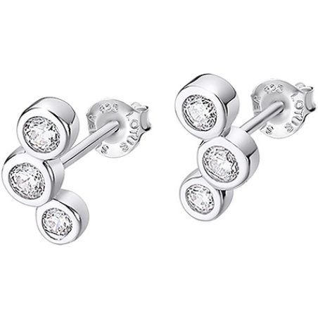 Lotus Silver Women's Earrings Model Lp3193-4/1 From The Pure Essential Collection