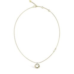Guess Oh My G Gold Plated Crystal Necklace