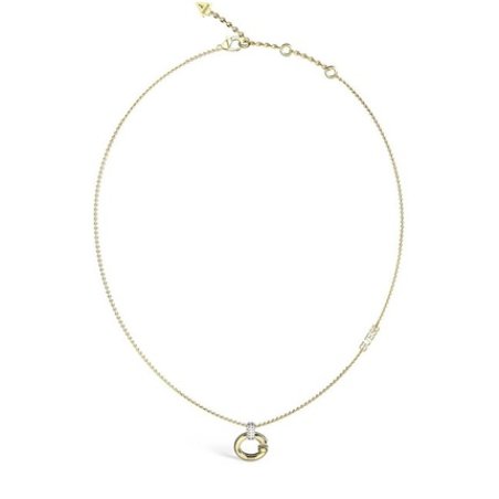 Guess Oh My G Gold Plated Crystal Necklace
