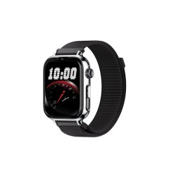 SaveFamily SaveWatch Plus 2 Smartwatch with 4G GPS AMOLED Display - Silver with Black Textile Band