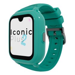 Savefamily Smartwatch Iconic Plus 2 With Silicone Strap In Mint Green And 4g Connectivity