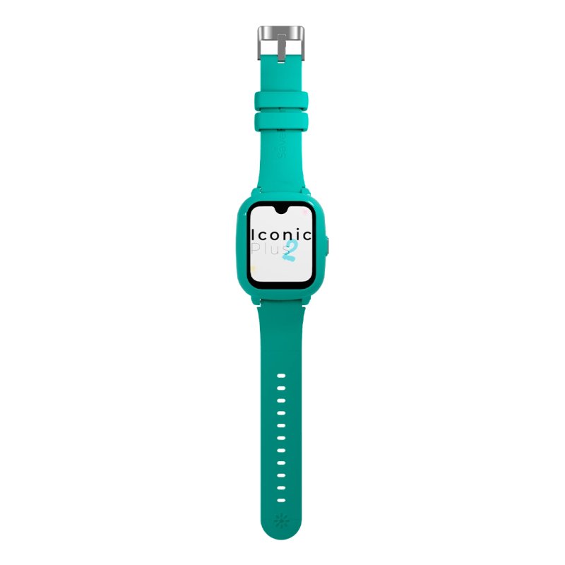 Savefamily Smartwatch Iconic Plus 2 With Silicone Strap In Mint Green And 4g Connectivity