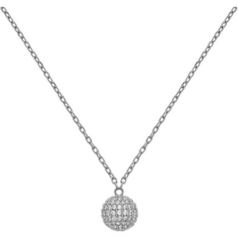 Daniel Wellington Pavé Necklace Adjustable Pendant Necklace for Women and Men 420-460mm 317L Stainless Steel Chain