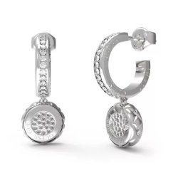 Guess Stylish Steel Earrings With Pendants