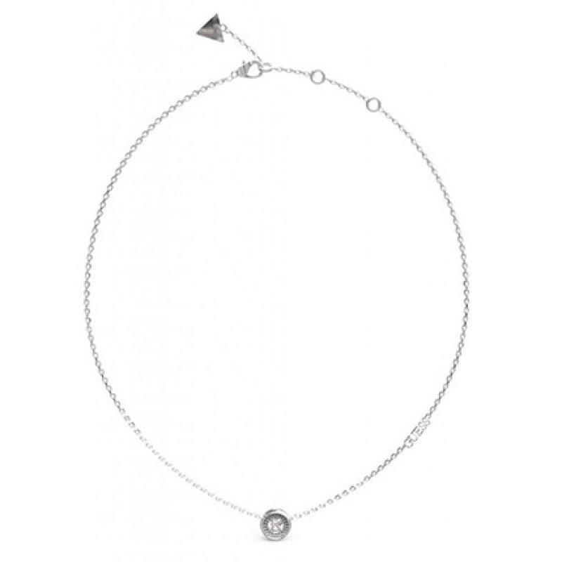 Stylish Unique Solitaire Steel Necklace Jubn03398jwrhtu