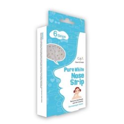 Cettua Pure White Nose Strip Cleansing Strips - Pack of 6