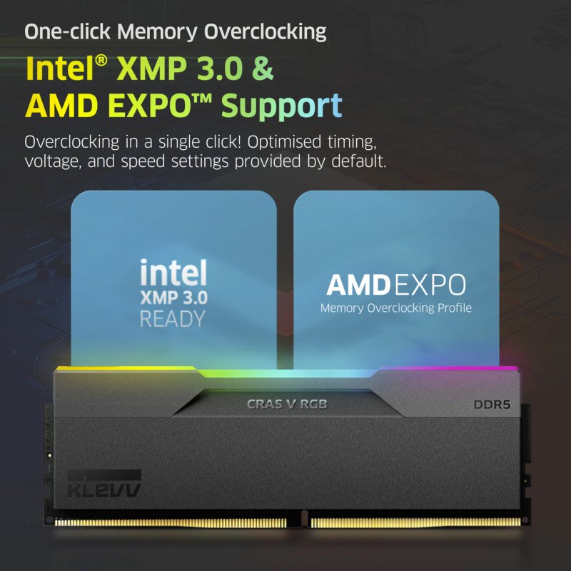 RAM KLEVV D5 6000 32GB C30 CRAS V K2