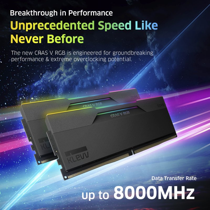 RAM KLEVV D5 6400 32GB C32 CRAS V K2