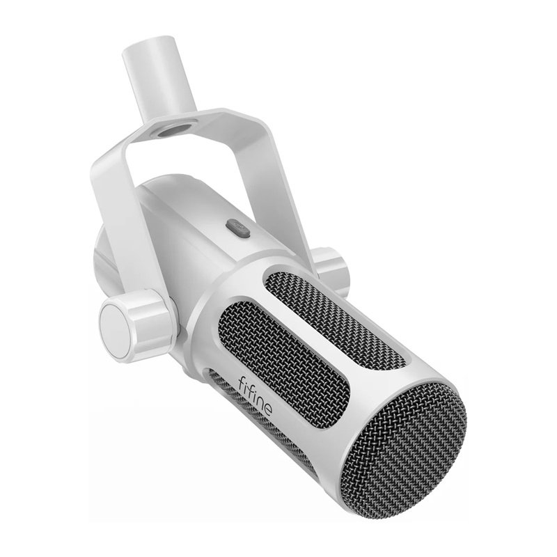 Fifine Tank6 Dynamic Microphone (White)