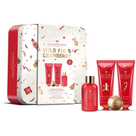 The Luxury Bathing Company Gift Set for Bath Care with Fig & Cranberry