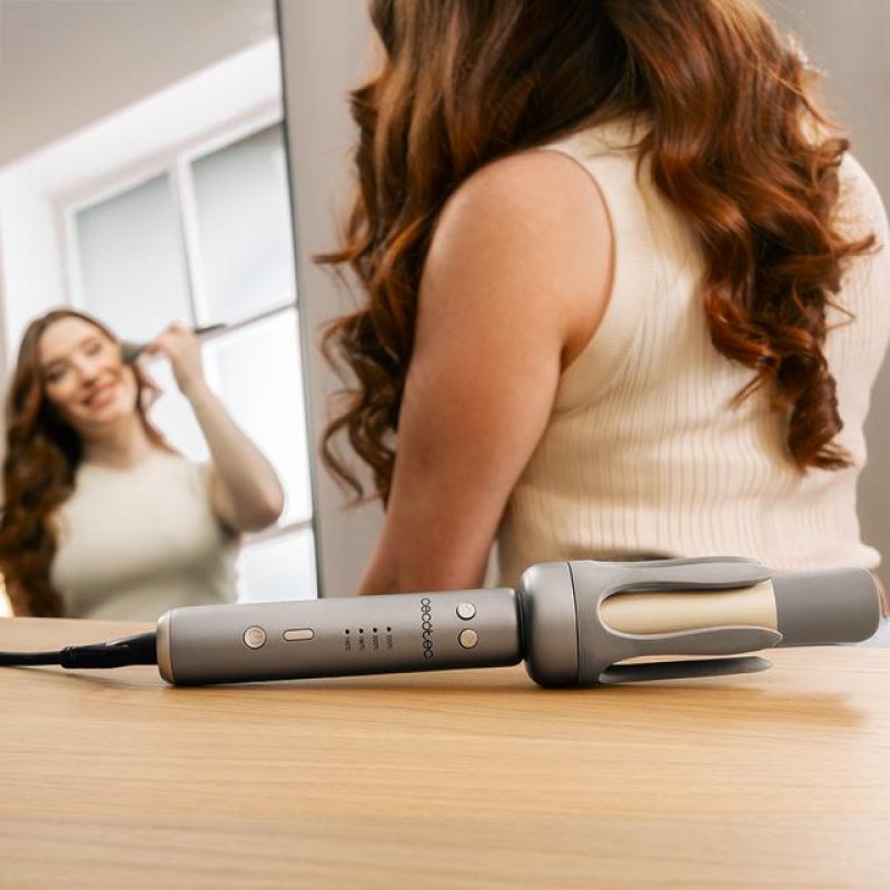 Cecotec SurfCare Magic Waves Style Automatic curling iron Warm Grey