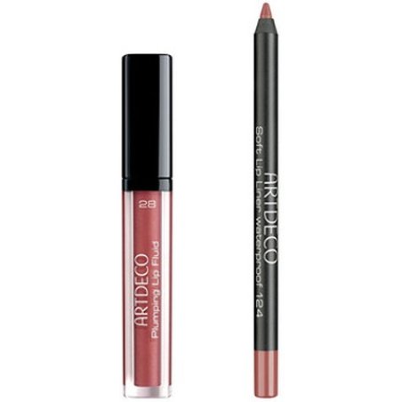 Artdeco Plumping Lip Fluid and Soft Lip Liner Waterproof Set 28