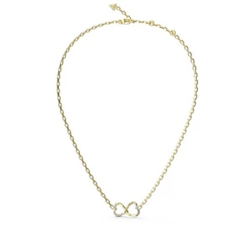 Guess Mon Amour Delicate Gold Plated Heart Necklace
