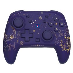 HORI - Puff Pouch (Espeon & Umbreon) for Nintendo Switch 2 - Purple - Mid-size