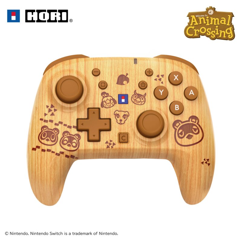 HORI - Wireless HORIPAD Turbo - Animal Crossing Brown