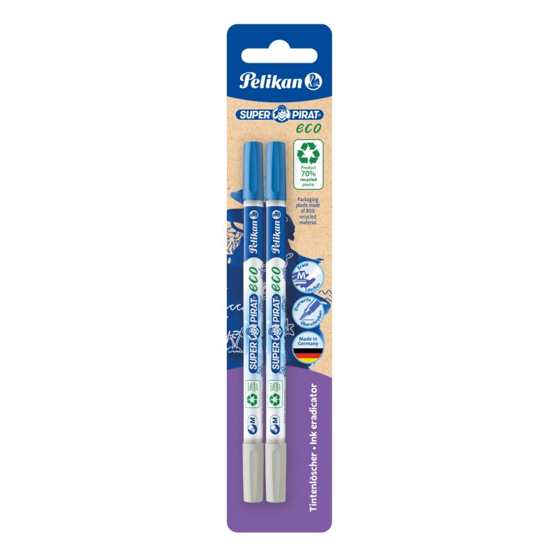 Pelikan Tintenlöscher Super-Pirat eco 850M breit 2er Blister