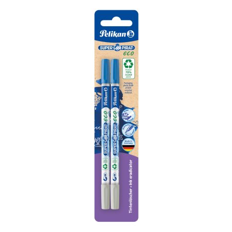Pelikan 822251 gomme à effacer Plastique Multicolore 2 pièce(s)