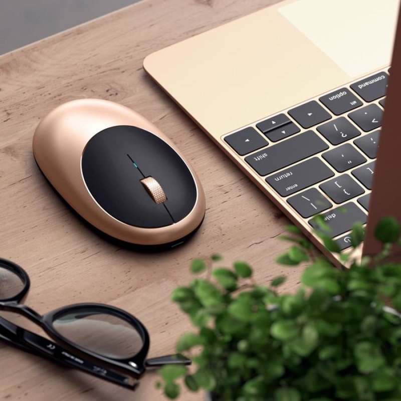 Satechi M1 Bluetooth Maus, Gold, Bluetooth, ST-ABTCMG
