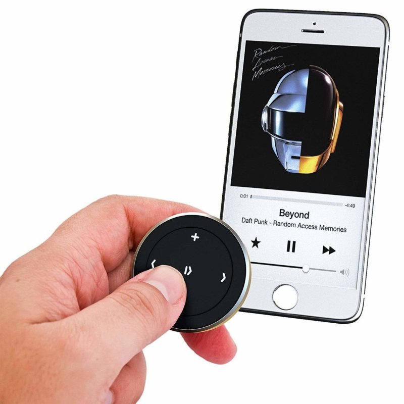 Bluetooth Media Button, Schwarz/Silber, ST-BMB