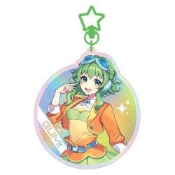 Vocaloid Megpoid Keyring Gumi SV1 Holographic