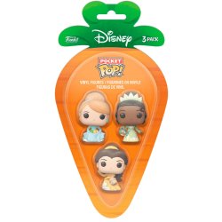 Disney pack 3 figurines Pocket POP! Vinyl Disney Princess C/B/T 4 cm