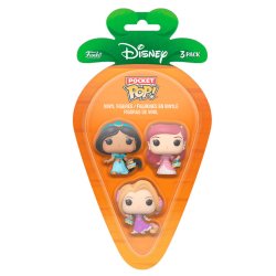 Disney pack 3 figurines Pocket POP! Vinyl Disney Princess R/A/J 4 cm