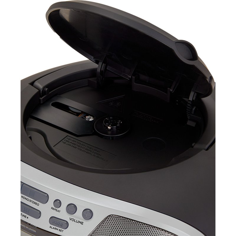 Aiwa BBTU-400SL Système stéréo portable Analogique et numérique 6 W FM Argent Lecture de MP3