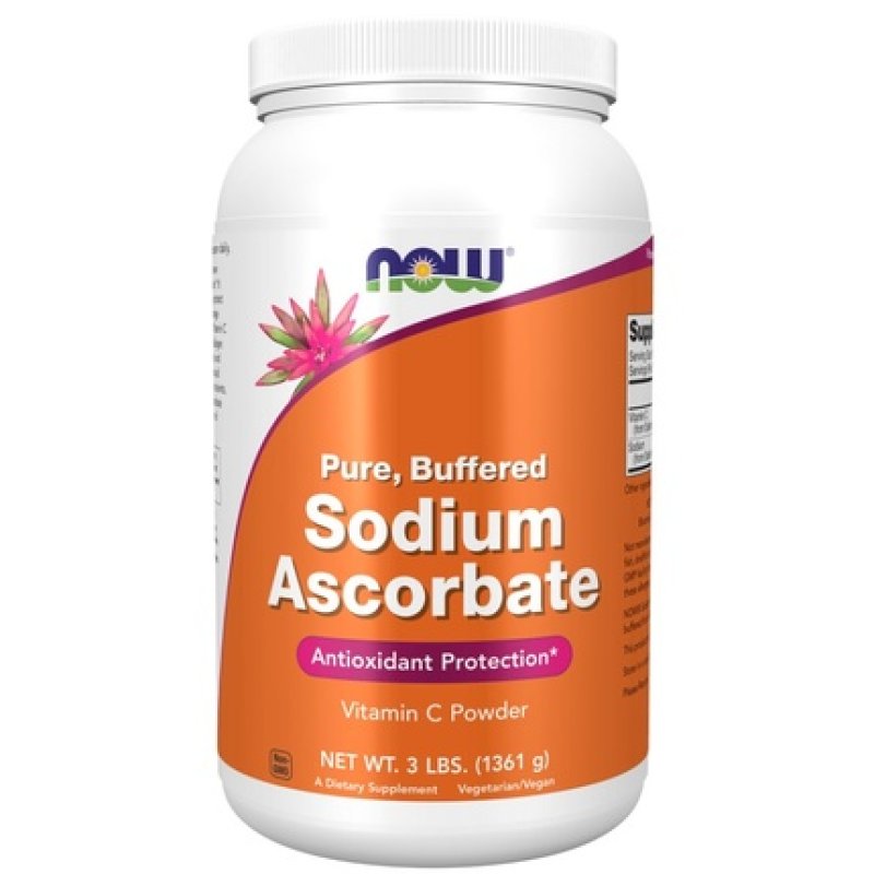 NOW Foods Sodium Ascorbate Powder 1361g (3 lbs)