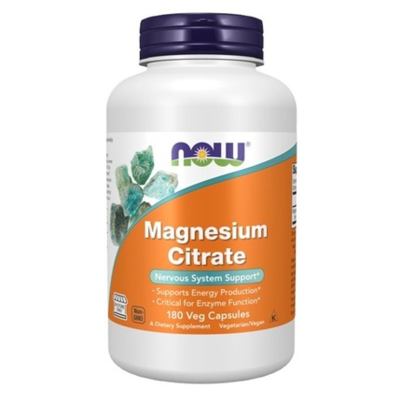 NOW Foods Magnesium Citrate 133mg 180 Capsules