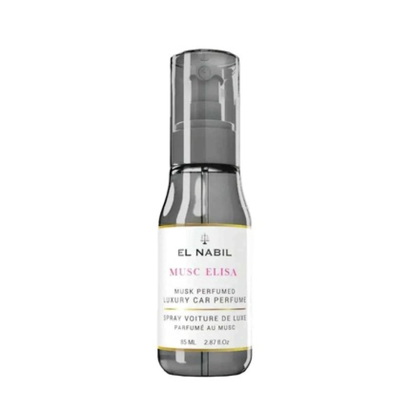 El Nabil Musc Elisa Luxury Car Spray 85ml - White and Orange