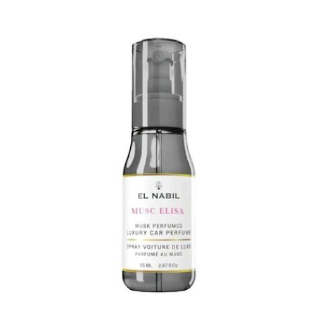 El Nabil Musc Elisa Luxury Car Spray 85ml - White and Orange