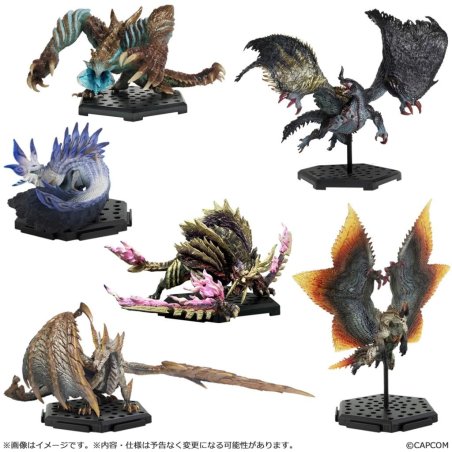 MONSTER HUNTER-Fig. Builder Stand Model Plus vol. 25 26 (6pc)- 10-15cm
