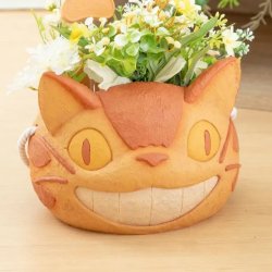 MON VOISIN TOTORO - Tête du Chatbus - Planter 19cm