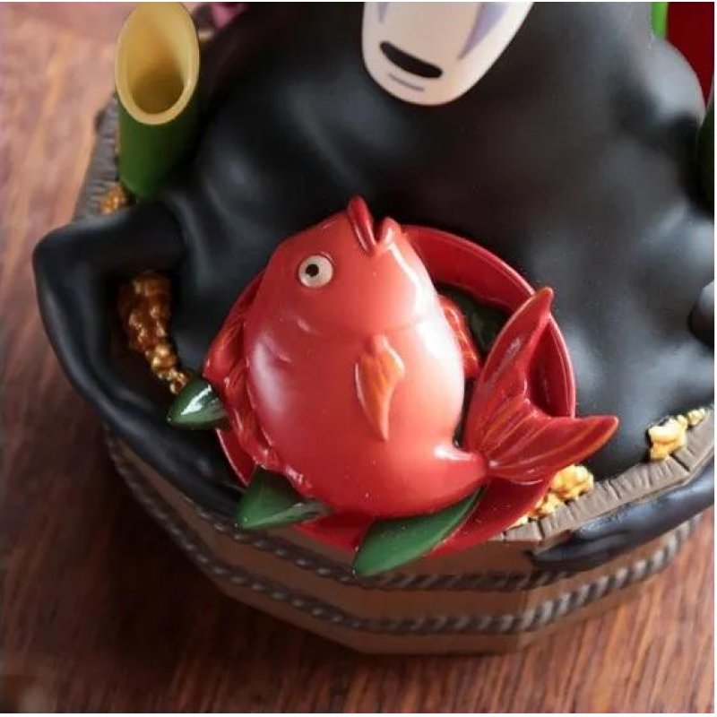 LE VOYAGE DE CHIHIRO - No Face Bassine d'or & Bambous - Diorama 18cm