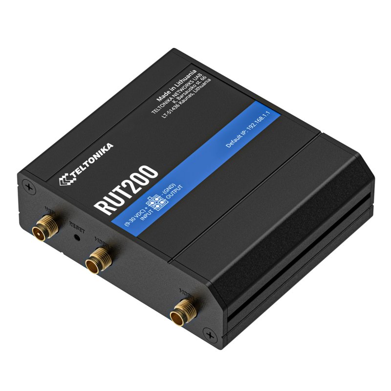 Teltonika RUT200 Industrial LTE WiFi Router