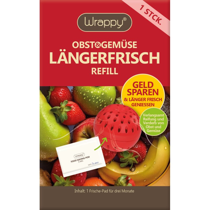 Wrappy Obst & Gemüse Längerfrisch refill 1 St. W05-003-111
