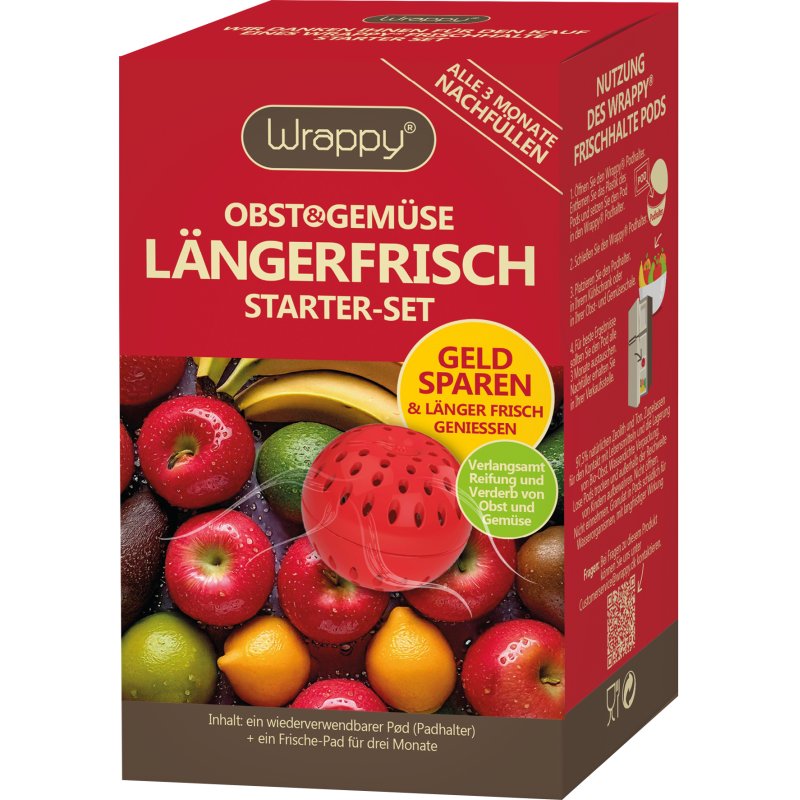 Wrappy Obst & Gemüse Längerfrisch starter set - W05-003-101