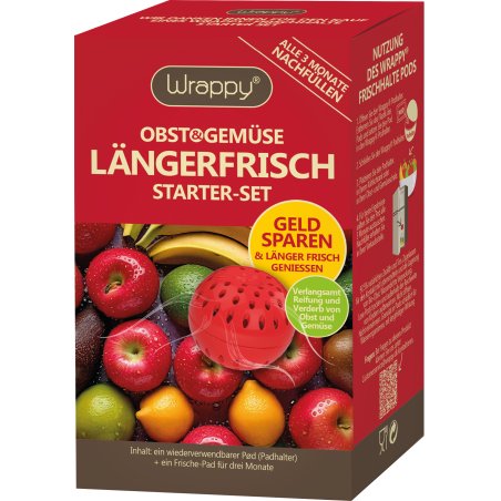 Wrappy Obst & Gemüse Längerfrisch starter set - W05-003-101