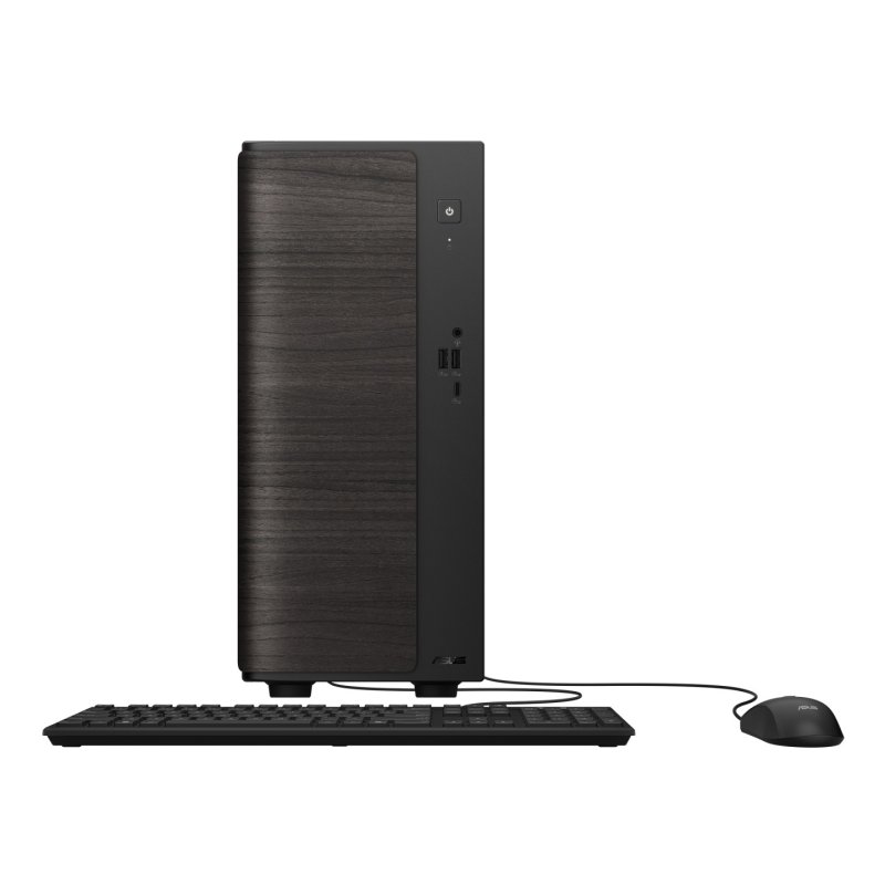ASUS V500 Mini Tower V501MV-05210H052W Intel Core 5 210H 8 Go DDR5-SDRAM 512 Go SSD Windows 11 Home PC Noir, Bois